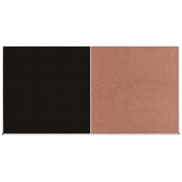 Enclosed Corkboard, 1 Door, 24"x36", 4" Fra